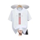 Camiseta Masculina De Poliéster Respirável Com Gola Redonda E Estampa De Letras Paris, Top Casual Camiseta Masculina De Poliéster Respirável Com Gola Redonda E Estampa De Letras Paris, Top Casual