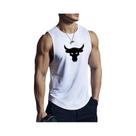Camiseta Masculina De Secagem Rápida E Respirável Com Estampa De Cabeça De Touro Para Treino De