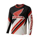 Camiseta Masculina De Verão De Manga Longa De Secagem Rápida Para Corrida De Motocicleta Honda, Camiseta Masculina De Verão De Manga Longa De Secagem Rápida Para Corrida De Motocicleta Honda,