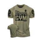 Camiseta Masculina De Verão Para Treino Muscular, Respirável, Gola Redonda, Estampa De Letras,