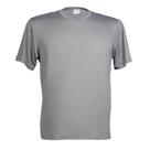Camiseta Masculina Delkor Plus Size Malha Cinza Camiseta Masculina Delkor Plus Size Malha Cinza