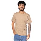 Camiseta Masculina Dixie Básica Manga Curta Caqui