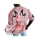 Camiseta Masculina Dragon Ball Majin Buu Puro Mal, Camiseta De Algodão De Manga Curta Para Meninos E Camiseta Masculina Dragon Ball Majin Buu Puro Mal, Camiseta De Algodão De Manga Curta Para Meninos E