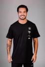 Camiseta Masculina - Elementos - Preto