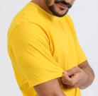 Camiseta Masculina em Algodão na cor Amarelo
