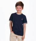 Camiseta Masculina em Cotton Leve Trick Nick Azul