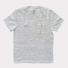 Camiseta Masculina em Tecido Especial Rajado Lisa com Bolso Tamanho M Basic+