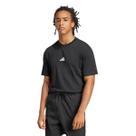 Camiseta Masculina Essentials Com Logo Pequeno Adidas Preta Camiseta Masculina Essentials Com Logo Pequeno Adidas Preta