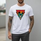Camiseta Masculina Estampa Retrô Algodão Slim Fit Surf Vibe Manga Curta Gola Redonda Lifestyle College Vintage Streetwear Urbano Casual Camiseta Masculina Estampa Retrô Algodão Slim Fit Surf Vibe Manga Curta Gola Redonda Lifestyle College Vintage Streetwear Urbano Casual
