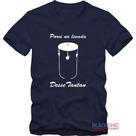 Camiseta Masculina Estampa Samba Percussão Tantã Algodão Confortável Manga Curta