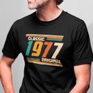 Camiseta Masculina Estampada 1977 Vintage 100% Algodao Premium