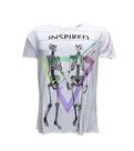 Camiseta Masculina Estampada Casal Caveiras - 100% Algodão Penteado Premium - Inspired