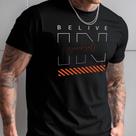 Camiseta Masculina Estampada Casual Algodão Belive