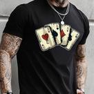 Camiseta Masculina Estampada Casual Algodão Cartas