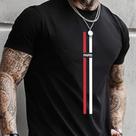 Camiseta Masculina Estampada Casual Algodão Paris