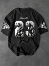 Camiseta Masculina Estampada Em Algodão Streetwear 23 Moda
