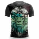 Camiseta Masculina Estampada Leão Camisa Casual Lion Verão Camiseta Masculina Estampada Leão Camisa Casual Lion Verão