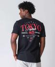 Camiseta Masculina Estampada Marisa Preto-86022