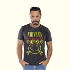 Camiseta Masculina Estampada Nirvana