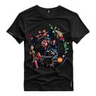 Camiseta Masculina Estampada Os Vingadores Super Poder Adventure -055 Camisa Personalizada Algodao