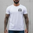 Camiseta Masculina Exercício Funcional Algodão Egípcio Premium Branca Treino Musculação Fitness Casual Performance Elite Conforto Urbano