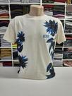 Camiseta Masculina flores lateral