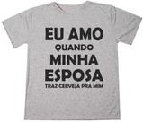 Camiseta Masculina Frase Engraçada Eu Amo Adulto Ótimo Acabamento e Durabilidade