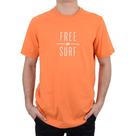 Camiseta Masculina Freesurf MC Line Laranja - 11040