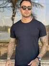 Camiseta Masculina Gola Redonda Basica Canelada Não Desbota Camiseta Masculina Gola Redonda Basica Canelada Não Desbota