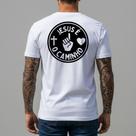 Camiseta Masculina Gola Redonda Camisas Personalizadas 100 Algodão Blusa Encontro Jovens Regular Fit Religiosa Homens de Fé Otimo Presente Aniversario