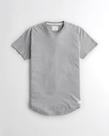 Camiseta Masculina H Longline Barra Curvada