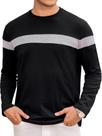 Camiseta masculina Hardaddy, manga comprida, pulôver colorido