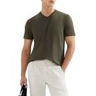 Camiseta Masculina Hering MC Regular Verde Militar - 022BNAT Camiseta Masculina Hering MC Regular Verde Militar - 022BNAT