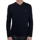 Camiseta Masculina Highstil ML Slim Fit Preta - HS1648 Camiseta Masculina Highstil ML Slim Fit Preta - HS1648