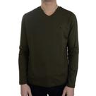 Camiseta Masculina Highstil ML Slim fit Verde - HS1648 Camiseta Masculina Highstil ML Slim fit Verde - HS1648