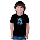Camiseta Masculina Infatil Panda Old School Player