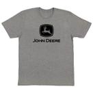 Camiseta masculina John Deere de manga curta com estampa, carvão, XL