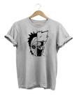 Camiseta Masculina Kakashi E Obito Camisa Naruto Anime Camiseta Masculina Kakashi E Obito Camisa Naruto Anime