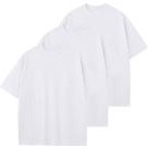Camiseta masculina KEEPSHOWING de algodão de grandes dimensões, unissex, manga curta
