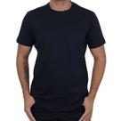 Camiseta Masculina Lado Avesso Regular Fit Pima Preta - LH16 Camiseta Masculina Lado Avesso Regular Fit Pima Preta - LH16