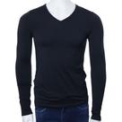 Camiseta Masculina Lezi Térmica Gola V Preta - 500807