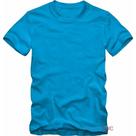 Camiseta Masculina Lisa Básica Algodão Manga Curta Sem Estampa Cores Especiais