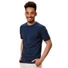 Camiseta Masculina Lisa Slim Algodão Premium Marinho