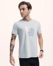 Camiseta Masculina Malha Poliester e Algodão Estampada Premium