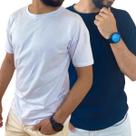 Camiseta Masculina Manga Curta Kit de 2 PEÇAS