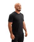 Camiseta Masculina Manga Curta Lisa Cinza