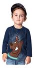 Camiseta Masculina Manga Longa Nº 1 Ao 3 Scooby Doo Oficial Camiseta Masculina Manga Longa Nº 1 Ao 3 Scooby Doo Oficial