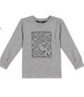 Camiseta Masculina Meia Malha Estampado Manga Longa Quentinho Macio Confortável Estiloso Inverno