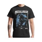Camiseta Masculina MGS2 Bootleg METAL GEAR SOLID 2 Sons of Liberty Kojima Productions Solid Snake Camiseta Masculina MGS2 Bootleg METAL GEAR SOLID 2 Sons of Liberty Kojima Productions Solid Snake