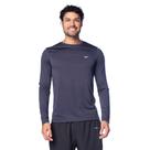 Camiseta Masculina Mizuno Nirvana Manga Longa Azul